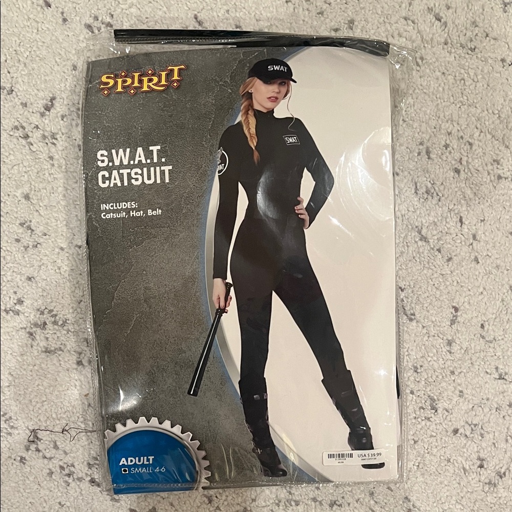 Spirit Black S.W.A.T. Catsuit with Accessories